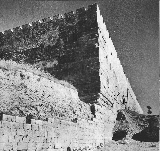 Solomon's temple wall foundation