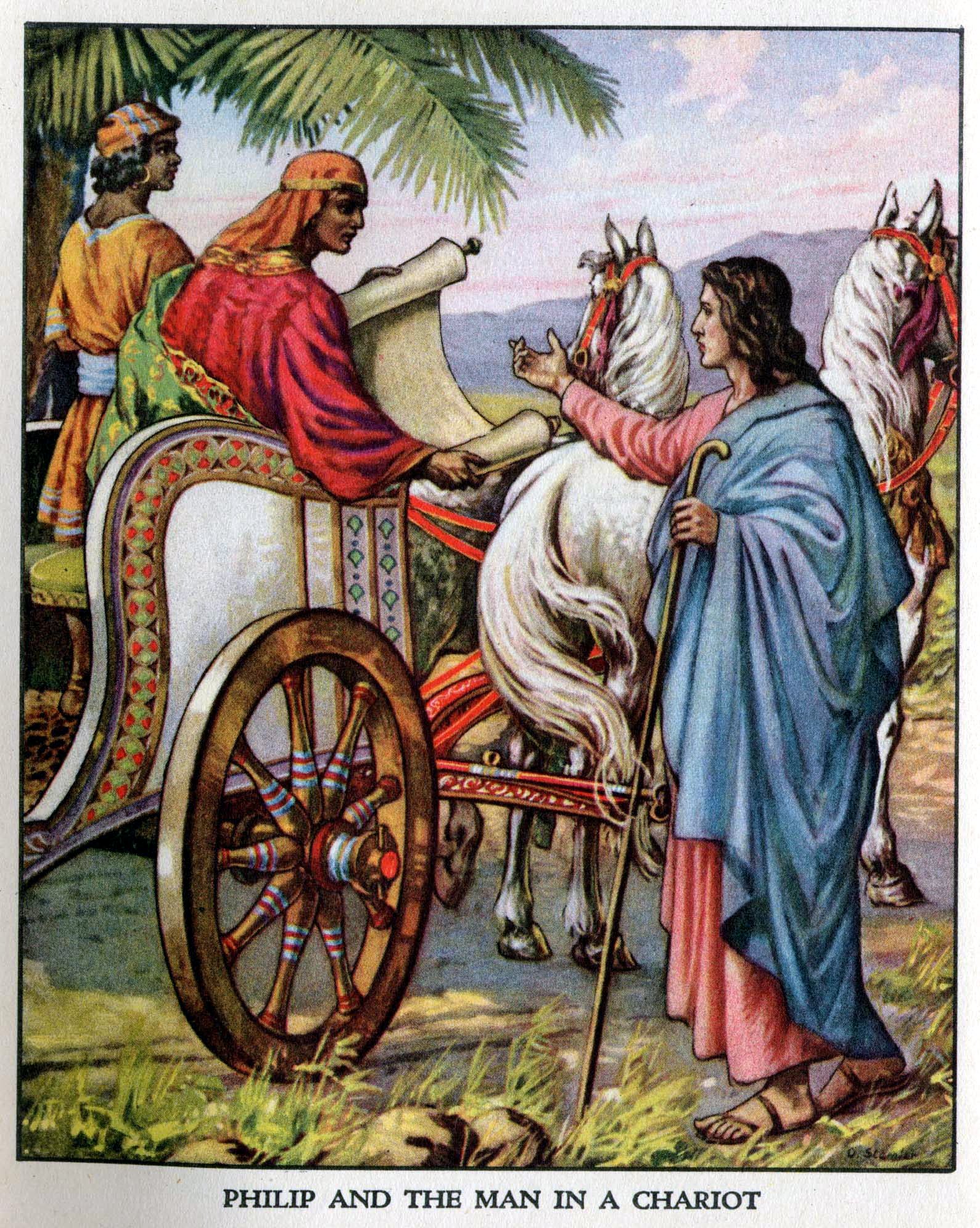 Philip and the Man in the Chariot