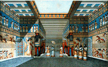 Painting of Nebuchadnezzar II palace