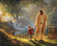 Jesus Leading a Child