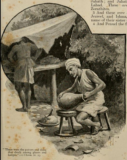 Potters and those that dwelt among plants and hedges