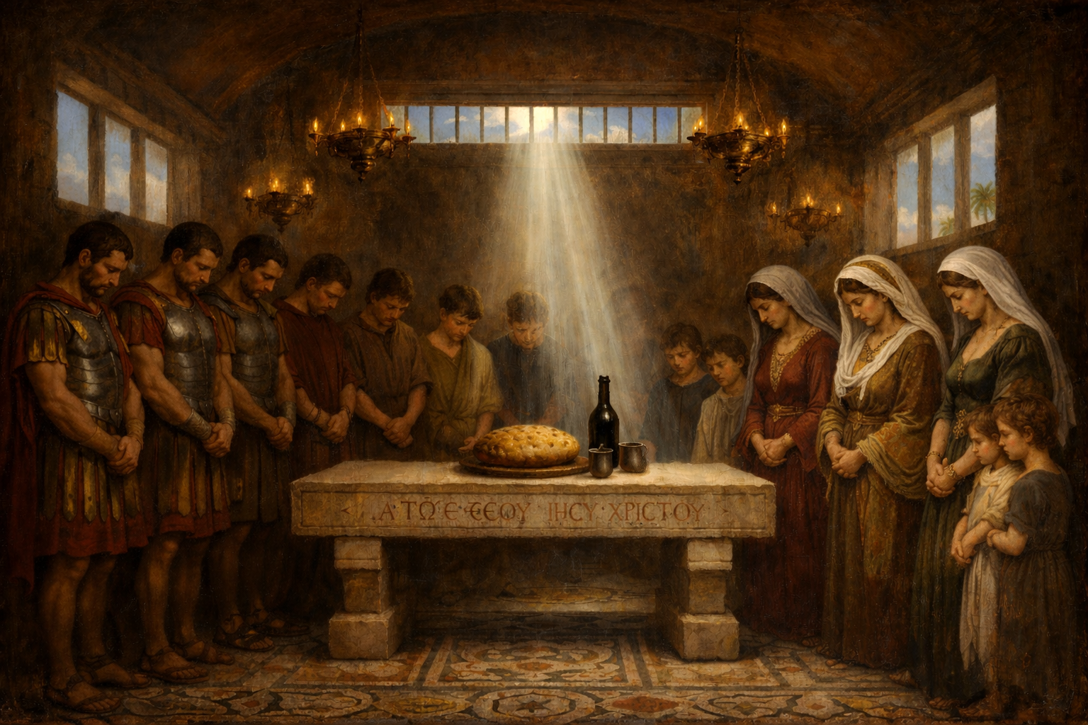 The Megiddo Mosaic Congregation Communion Representation
