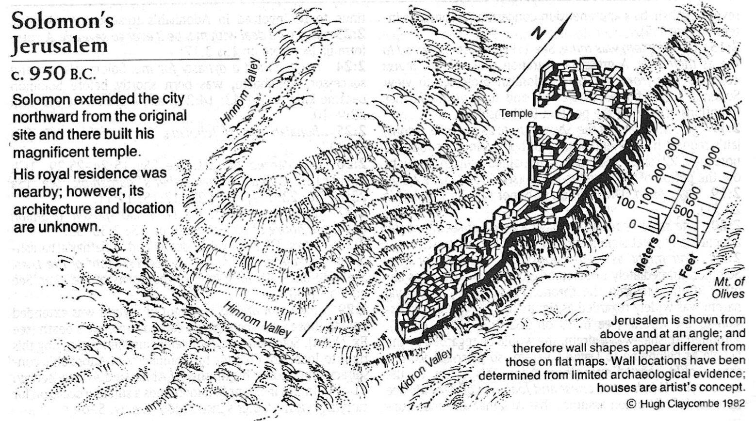 Solomon's Jerusalem 950 B.C.
