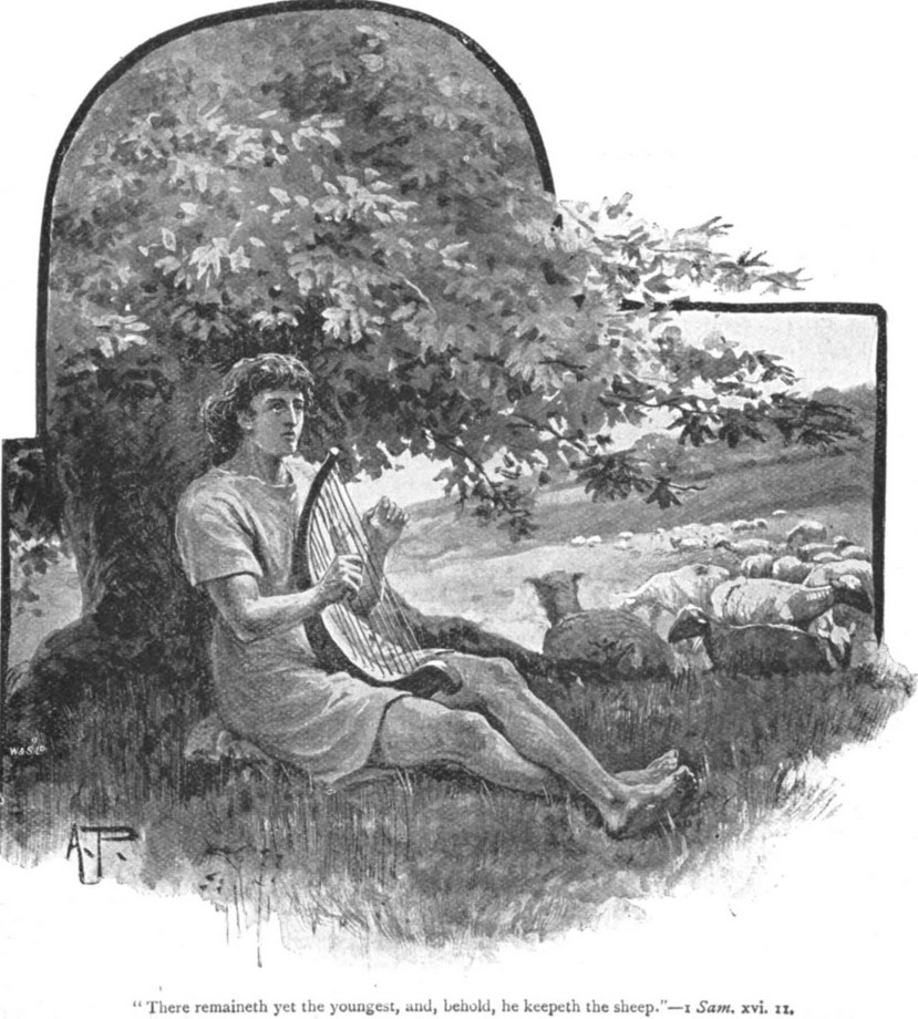 David as a Boy Playing the Harp
