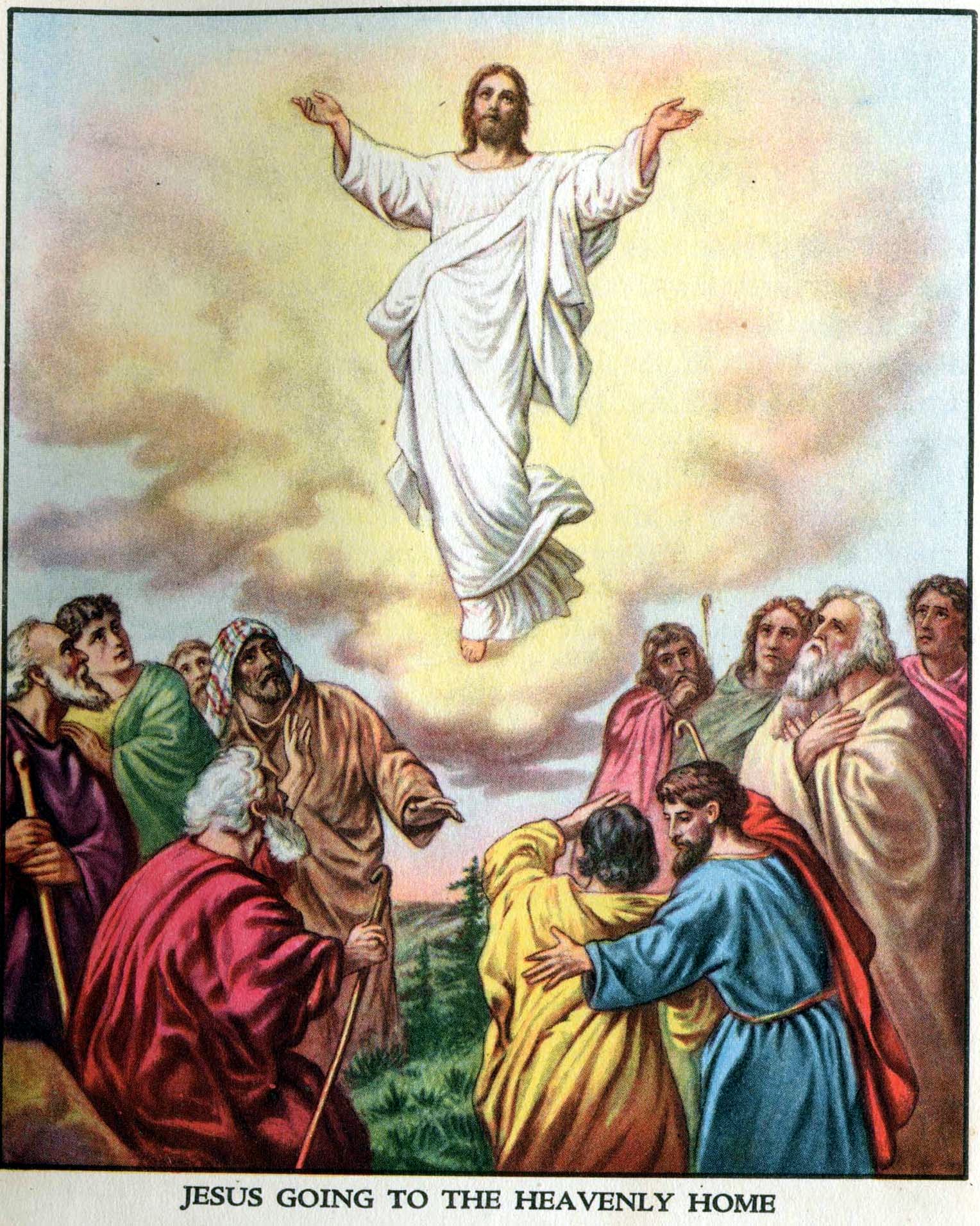 Jesus Going to the Heavenly Home