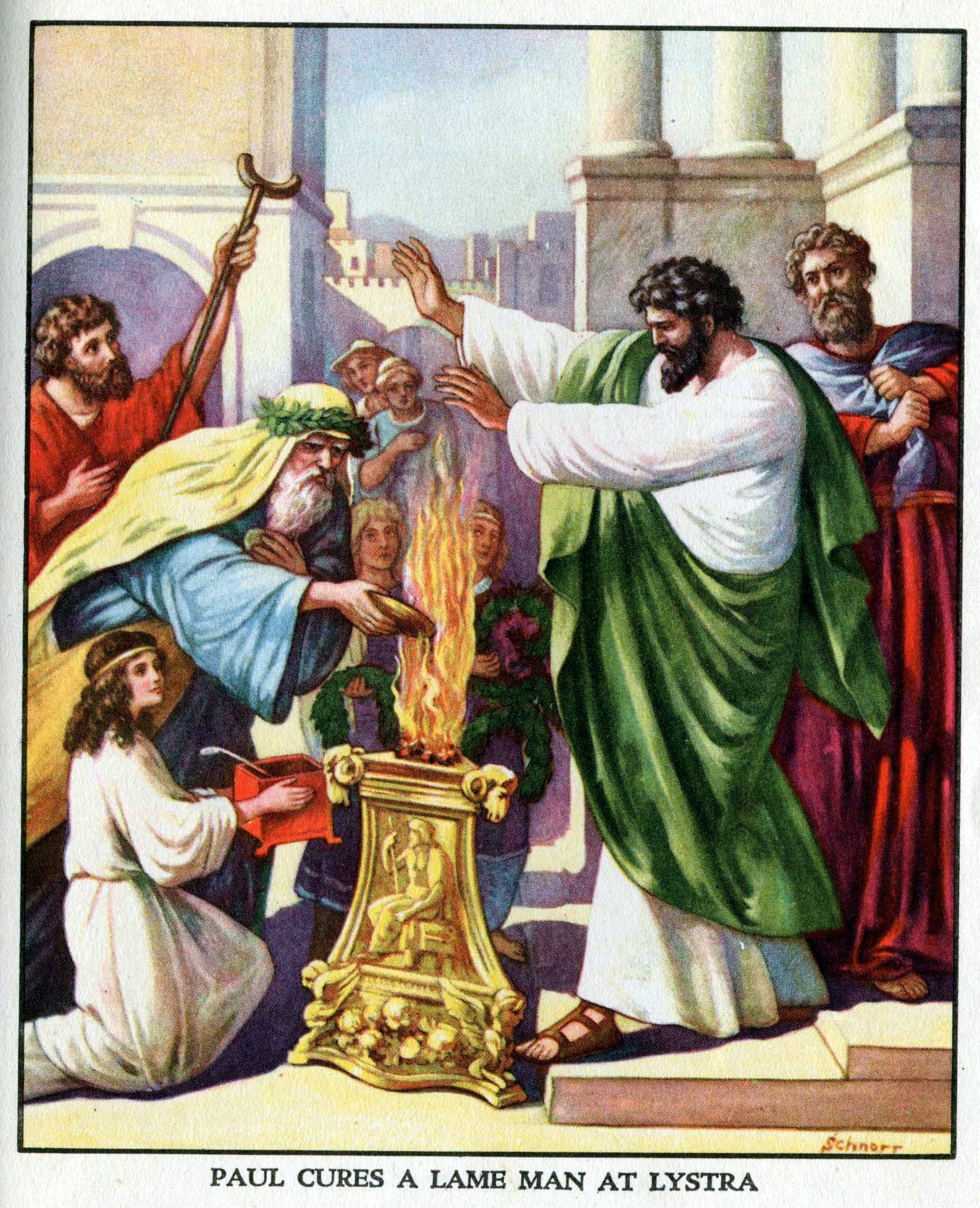 Paul Cures a Lame Man at Lystra