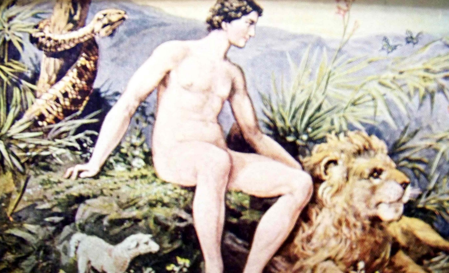 Adam With Animals