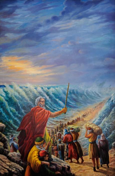 red sea parted