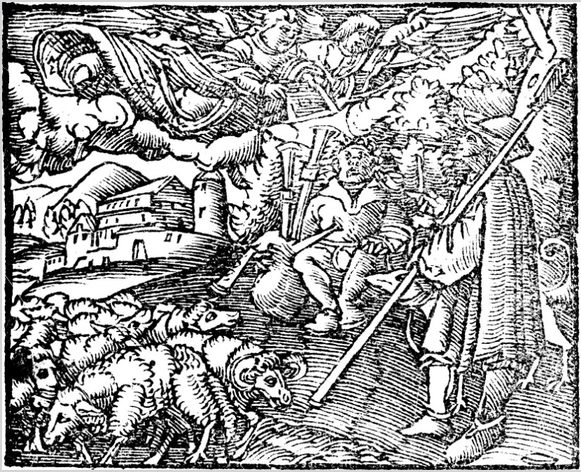 Angels visit Shepherds