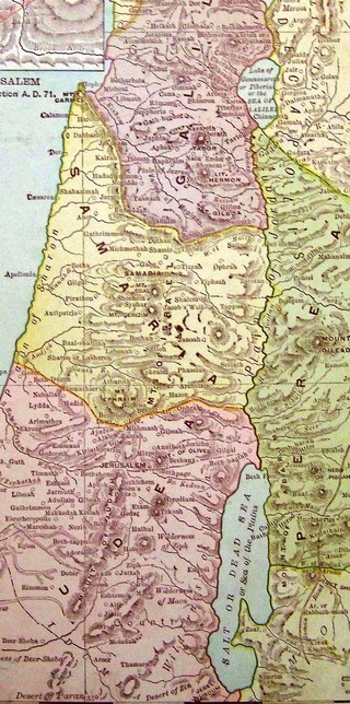 Jesus' Galilee Samaria Perea Judea