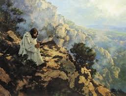 Jesus praying
