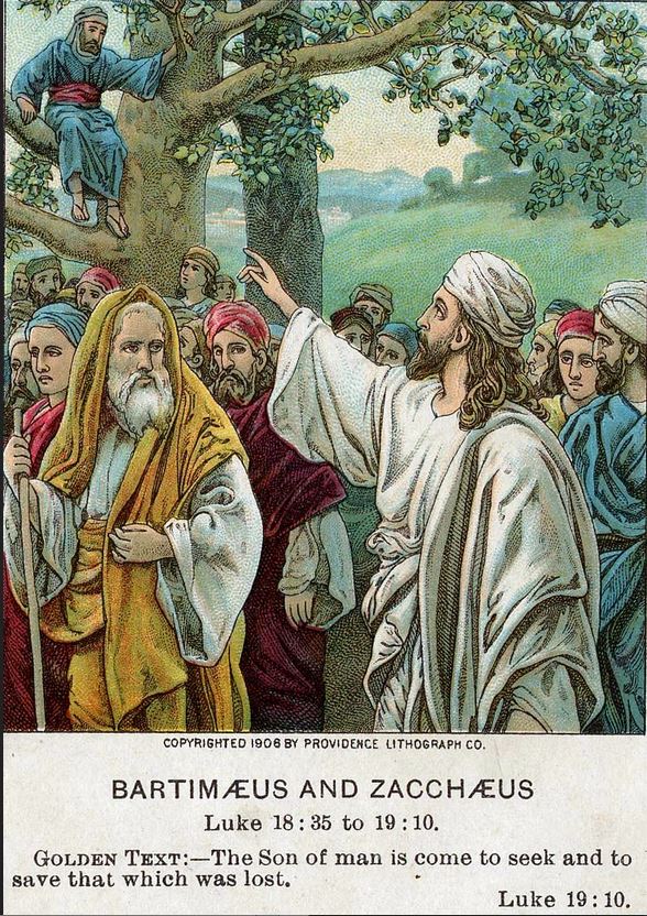 Bartimaeus and Zacchaeus
