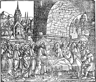 Jesus Raises a child at Nain