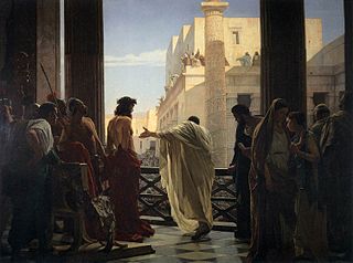 Pilate offers Jesus to the Crowd