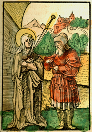 Simeon, Baby Jesus, Mary