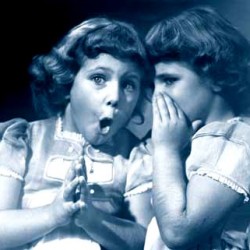Whispering girls