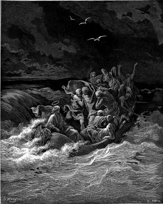 Jesus Sleeps During a Storm