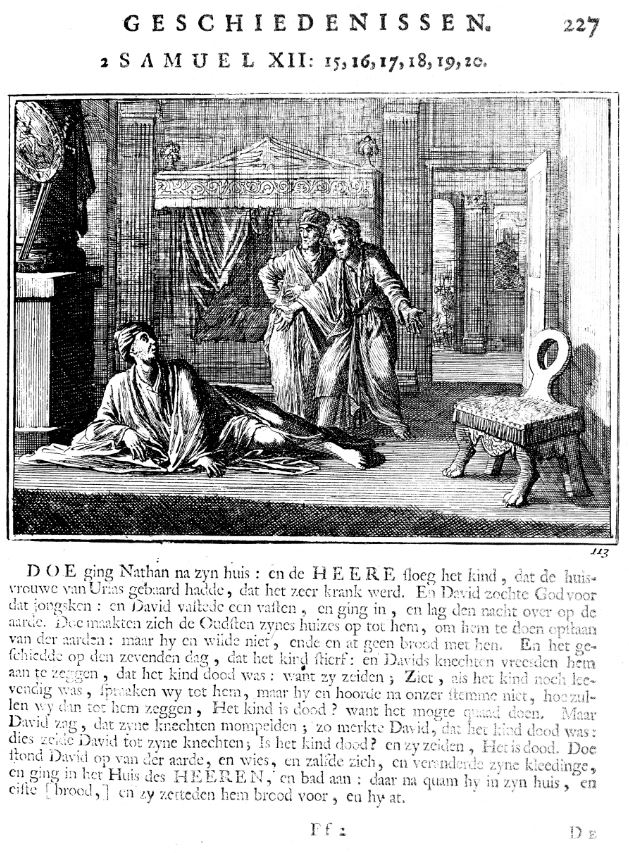 David in Penitence for the Child of Bathsheba