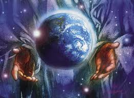 earth in hands
